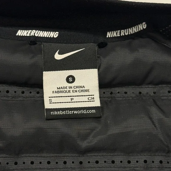 Nike AeroLoft 800 Mens Black Lightweight 800 Down Puffer Vest Small 548152